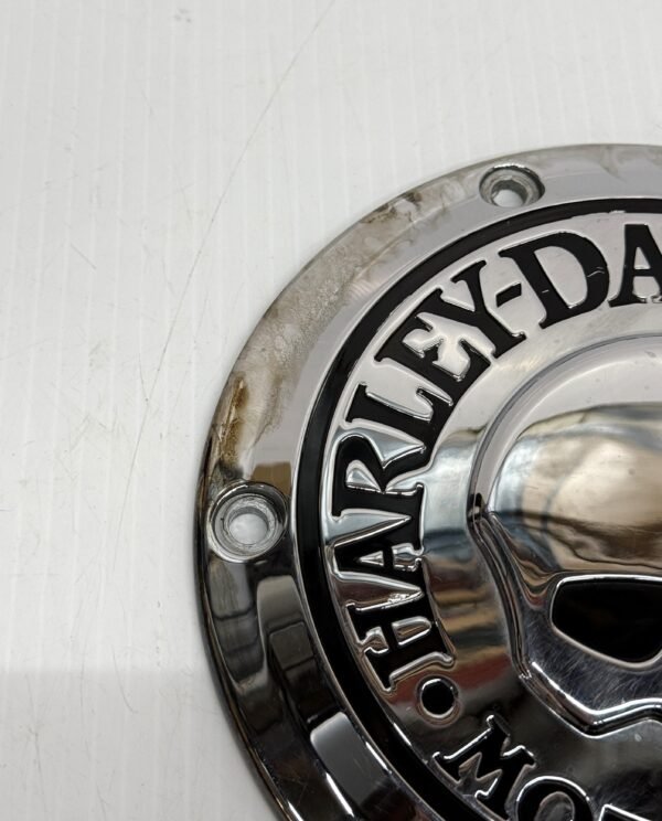 Harley Willie G Skull Derby Cover Chrome ’99-’17 Dyna, ’99-'18 Softail ’99-’15 Touring