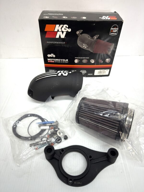 CH117 (1) K&N Performance Air Intake System Black 57-1139 for Harley Touring