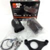 CH117 (2) K&N Performance Air Intake System Black 57-1139 for Harley Touring