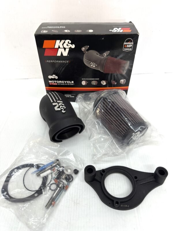 CH117 (2) K&N Performance Air Intake System Black 57-1139 for Harley Touring