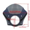 CH120 (7) Gauntlet Headlight Fairing For Harley Dyna Street Bob FXDB Sportster