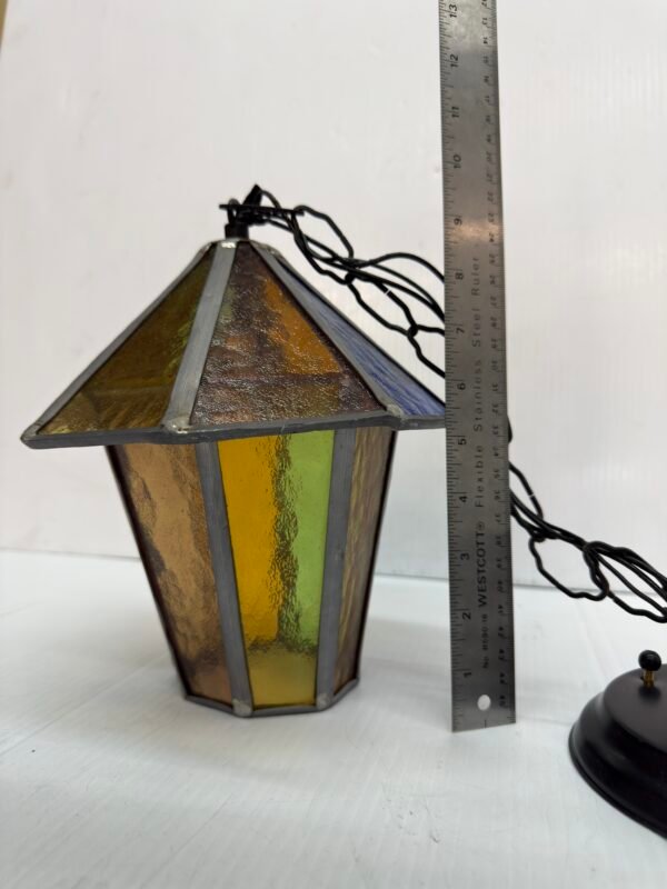 Columbia Electric LTD Stained Leaded Multicolor Glass Lamps Pendant Ceiling Lights