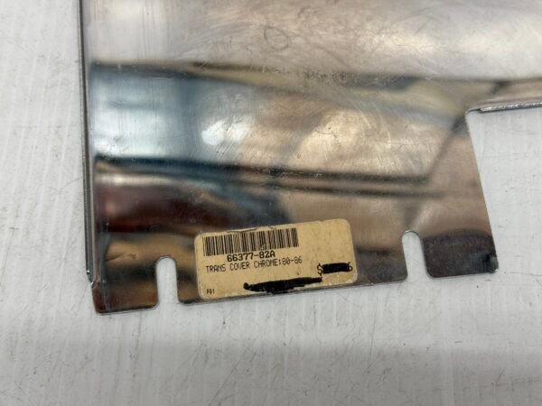 OEM Harley Chrome Transmission Side Cover 66377-82A for 1980–1986 Shovelhead FLT/FLTC Touring