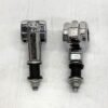 CH187 (2) Harley 1.25" Handlebar Top Clamp and Risers for 2007-2024 Fat Boy
