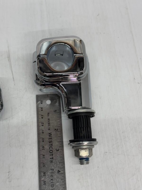 CH187 (4) Harley 1.25" Handlebar Top Clamp and Risers for 2007-2024 Fat Boy