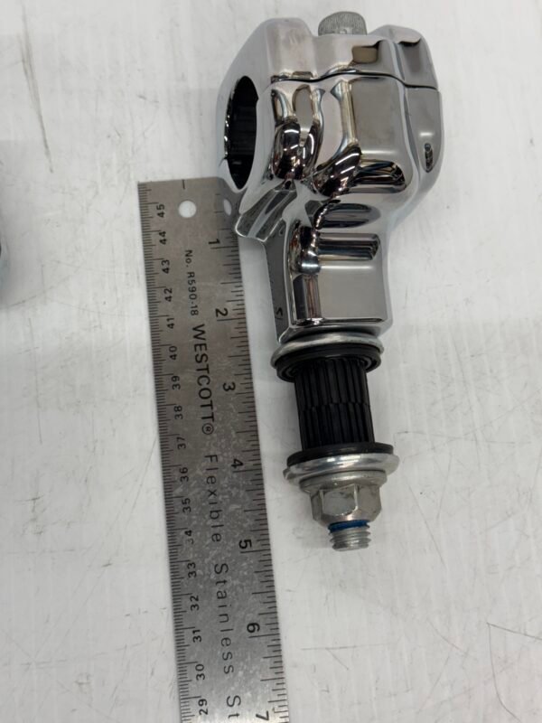 CH187 (6) Harley 1.25" Handlebar Top Clamp and Risers for 2007-2024 Fat Boy
