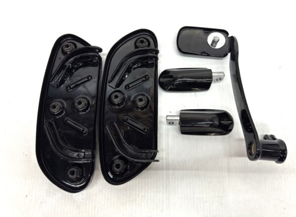 CH224 (2) OEM Harley Driver Floorboards Passenger Foot Pegs Break Pedal Arm Streamliner for 14- later Touring