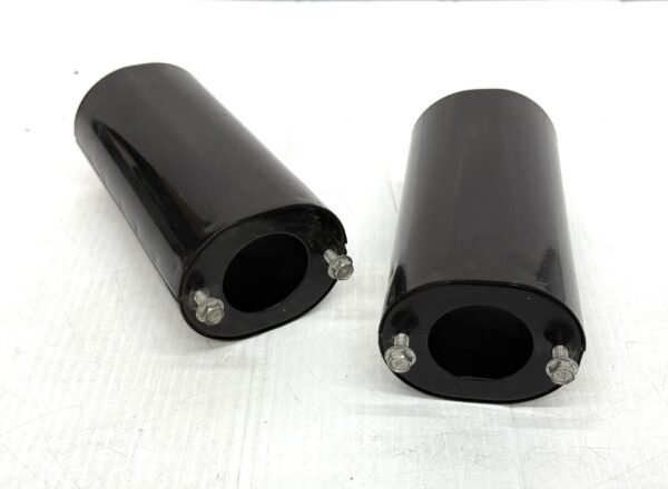 CH243 (1) OEM Harley Black Upper Fork Slider Covers for Touring