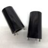 CH243 (2) OEM Harley Black Upper Fork Slider Covers for Touring