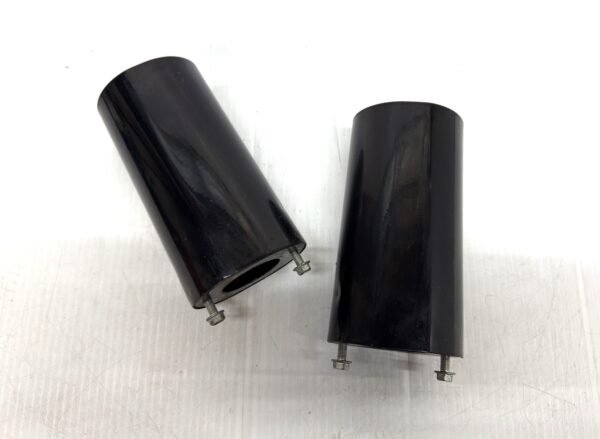 CH243 (2) OEM Harley Black Upper Fork Slider Covers for Touring