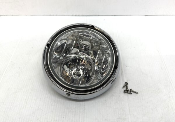 CH245 (1) OEM Harley 7" Dual Halogen Headlight with Mounting Ring 67700064 for 14-22 Touring
