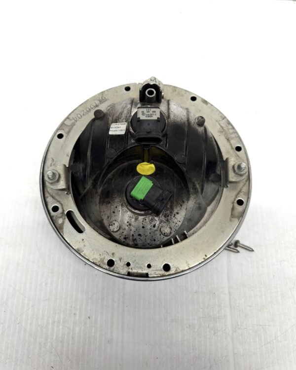 CH245 (2) OEM Harley 7" Dual Halogen Headlight with Mounting Ring 67700064 for 14-22 Touring