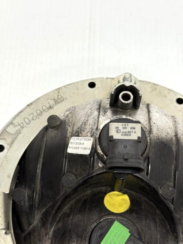 CH245 (3) OEM Harley 7" Dual Halogen Headlight with Mounting Ring 67700064 for 14-22 Touring