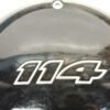 CH258 (2) OEM Harley 114 Derby Cover Black 25700389 for 2017-2021 Touring