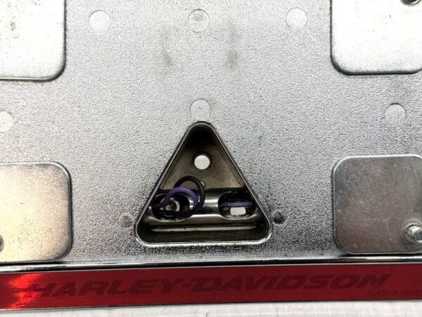 CH265 (4) Harley Turn Signal Relocation Bar, Lights and License Plate for Sportster Dyna