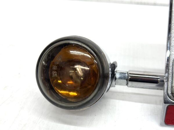 CH265 (6) Harley Turn Signal Relocation Bar, Lights and License Plate for Sportster Dyna