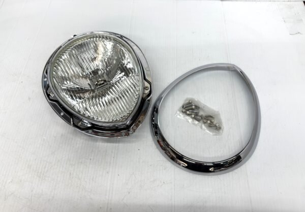 CH280 (1) Custom Chrome Head Light Kit fits 2000 Indian Chief Housing 66-006 12VH4