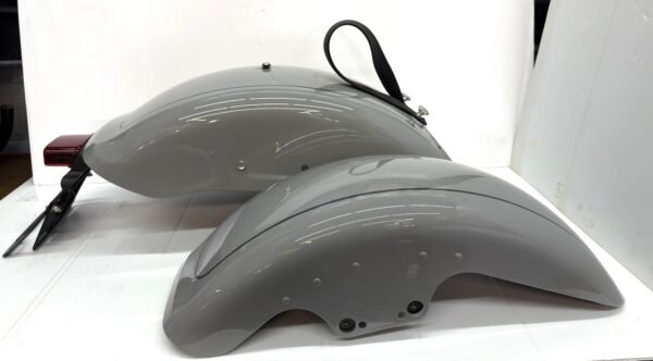CH29 (1) OEM Harley Billiards Grey Rear & Front Fenders 59500534, 58900267 with Tail L