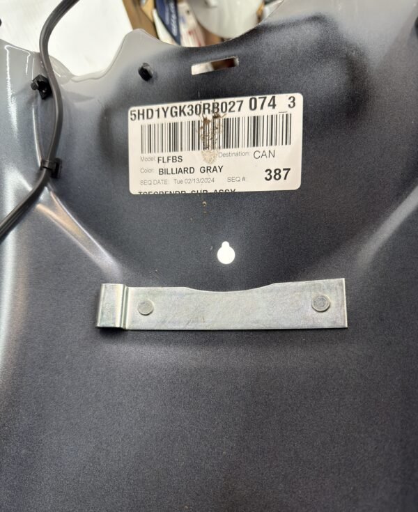 CH29 (7) OEM Harley Billiards Grey Rear & Front Fenders 59500534, 58900267 with Tail L