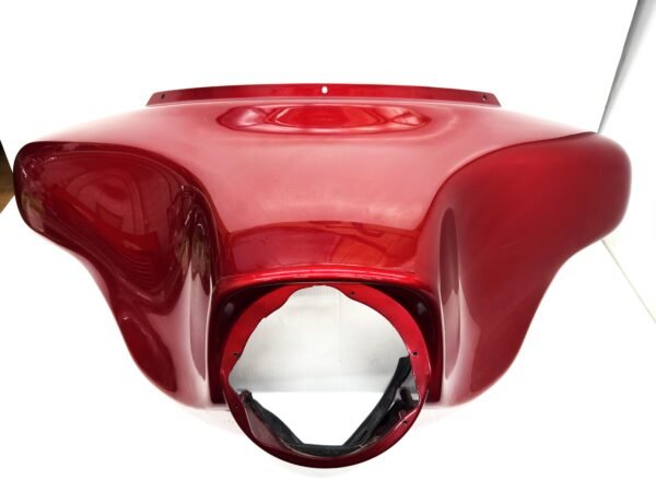 CH30 (1) OEM Harley Batwing Red Front Headlight Fairing Cover Panel 58503-05A 2005-201