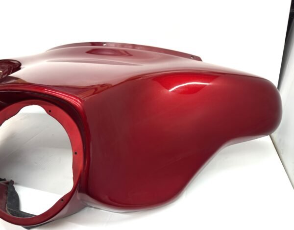 CH30 (3) OEM Harley Batwing Red Front Headlight Fairing Cover Panel 58503-05A 2005-201