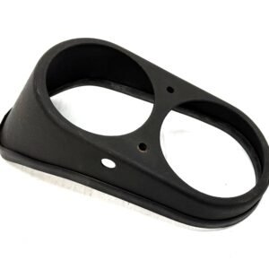 CH302 (1) Harley Speedometer Tach Console Dash Cover Black for FXR Dyna Low Rider
