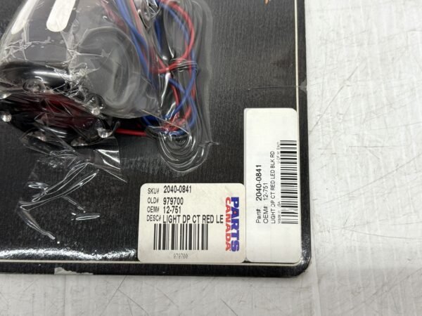 Arlen Ness Deep-Cut Turn Signal Fire Ring Red Lens, Black 12-751 for Harley