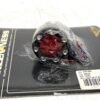 Arlen Ness Deep-Cut Turn Signal Fire Ring Red Lens, Black 12-751 for Harley