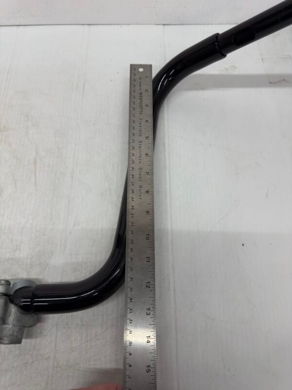 CH312 (6) Harley Black Handlebar 13" Rise, 33.5" Width with Risers and Top Clamp