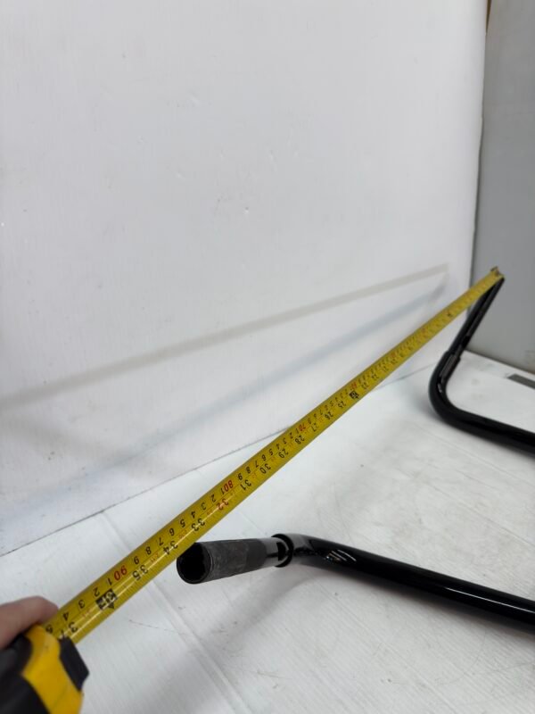 CH312 (9) Harley Black Handlebar 13" Rise, 33.5" Width with Risers and Top Clamp
