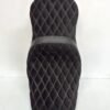 CH32 (1) Drag Specialties Harley Low Profile Seat Diamond Razorback Custom orange sti