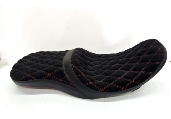 CH32 (2) Drag Specialties Harley Low Profile Seat Diamond Razorback Custom orange sti