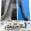 CH321 (3) Drag Specialties Black Slotted Wide Lever Set 0610-0221 for 2008-13 Harley Touring