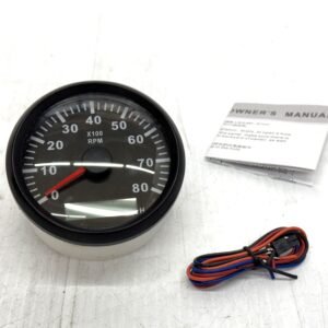 CH323 (1) ELING Tachometer RPM Gauge 0-8000RPM 3.5"
