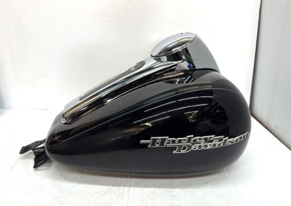 CH327 (1) Harley Touring Tank Black with Fuel Pump Dash for 2009-later