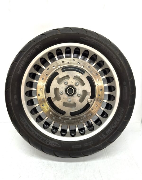 CH330 (1) Front Dual Disk Wheel Michelin 130/80 B17 with Brake Disc Rotor for 2009-2024 Touring