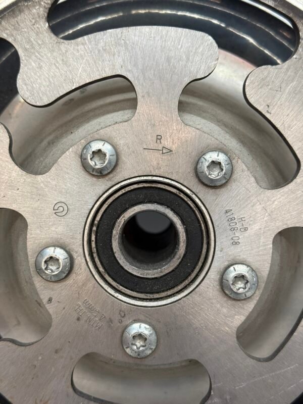CH330 (5) Front Dual Disk Wheel Michelin 130/80 B17 with Brake Disc Rotor for 2009-2024 Touring