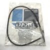 CH333 (1) Drag Specialties Black Vinyl IDLE Cable 0651-0138 31.75" for Harley 1998-2005 Dyna