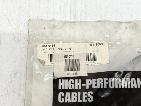 CH333 (3) Drag Specialties Black Vinyl IDLE Cable 0651-0138 31.75" for Harley 1998-2005 Dyna