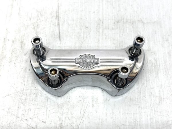 OEM Harley 1" Handlebar Clamp Chrome 56568-86B for 74-06 XL, FX, FXR, FX Dyna Softail