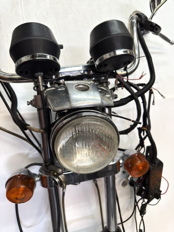CH336 (2) Early Harley FX FXR XL Sportster Dyna OEM 35mm Dual Disk Front End Forks