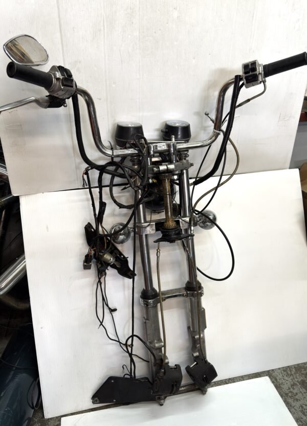 CH336 (3) Early Harley FX FXR XL Sportster Dyna OEM 35mm Dual Disk Front End Forks