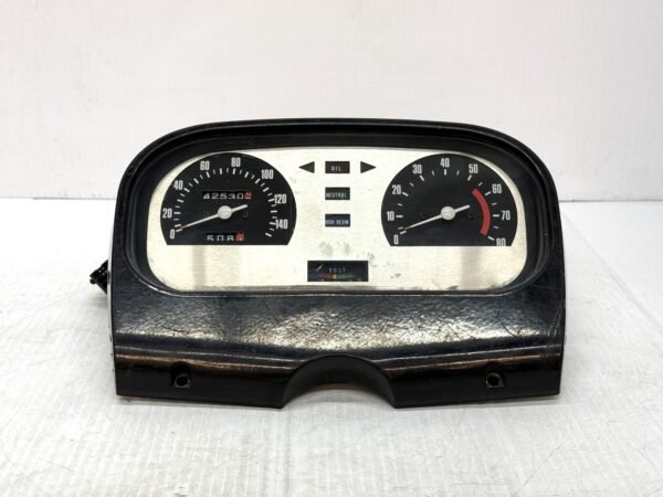 Harley Nippon Seiki Japan Complete Instrument Panel Cluster KmH for 1980-84 Tour Glide