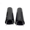 Harley Gloss Black Upper Fork Slider Covers 8" for 2014-later Touring