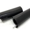 Harley Gloss Black Upper Fork Slider Covers 8" for 2014-later Touring