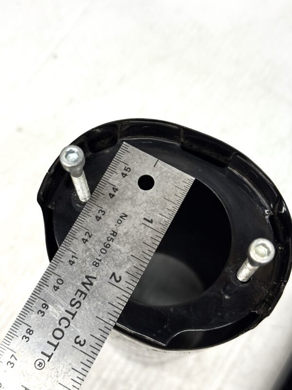 Harley Gloss Black Upper Fork Slider Covers 8" for 2014-later Touring