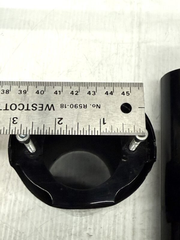 Harley Gloss Black Upper Fork Slider Covers 8" for 2014-later Touring