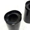 Harley Gloss Black Upper Fork Slider Covers 6" for 2014-later Touring