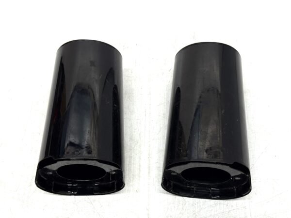 Harley Gloss Black Upper Fork Slider Covers 6" for 2014-later Touring