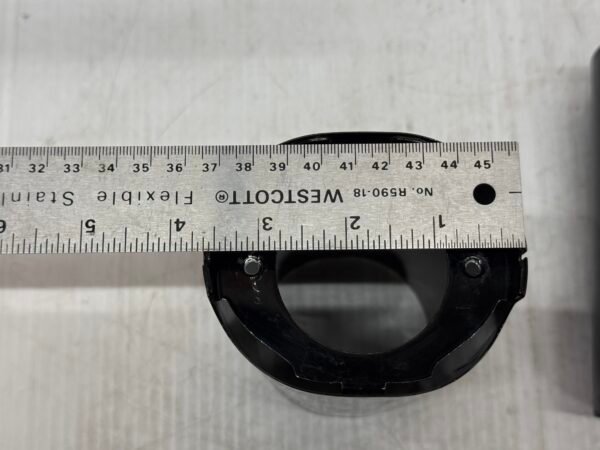 Harley Gloss Black Upper Fork Slider Covers 6" for 2014-later Touring